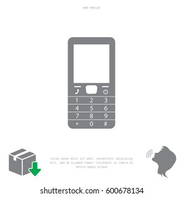 Telephone icon. Vector illustration