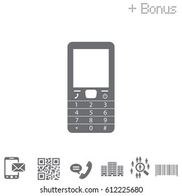Telephone icon. Vector illustration