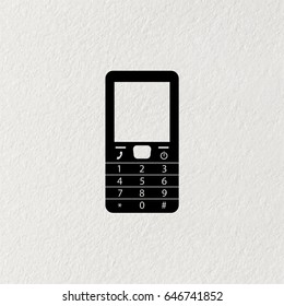 Telephone icon. Vector illustration