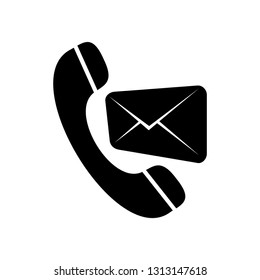 Telephone icon. Vector Illustration. EPS 10