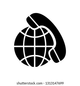 Telephone icon. Vector Illustration. EPS 10