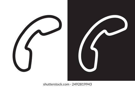 telephone icon. Vector illustration. EPS 10