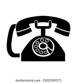 Telephone icon. Vector illustration isolated on white background
