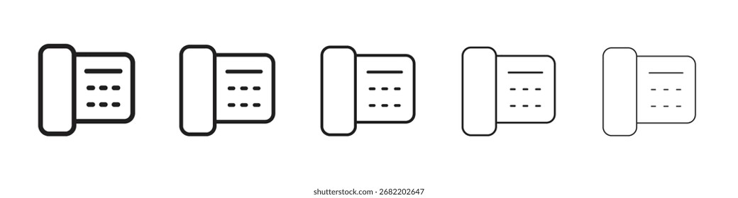 Telefonsymbol, Vektorgrafik einzeln
