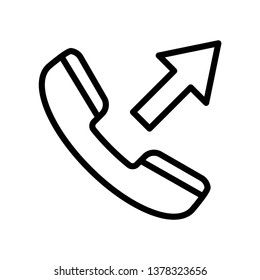 Telephone Icon Vector Illustration Logo Template