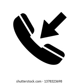 Telephone Icon Vector Illustration Logo Template