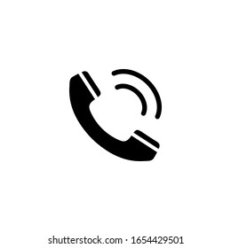 Telephone icon vector illustration logo template for many purpose. Isolated on white background.