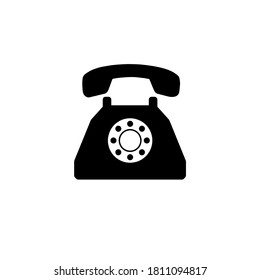 telephone icon vector illustration logo template