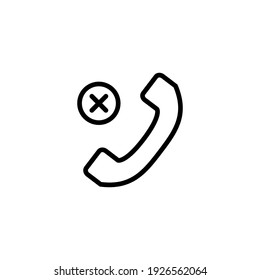 Telephone icon vector illustration logo template for many purpose. Isolated on white background.