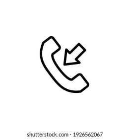 Telephone icon vector illustration logo template for many purpose. Isolated on white background.