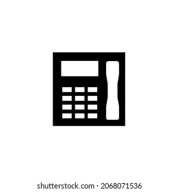 plantilla de logotipo de ilustración de vector de icono de teléfono para muchos fines. Aislado sobre fondo blanco.