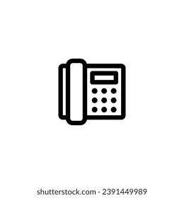 Telefone Symbol, Vektorgrafik. Rahmensymbol für Web-, iPhone- und mobile Apps