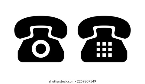 Telephone icon vector illustration. phone sign and symbol