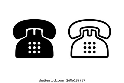 Telephone icon vector illustration. phone sign and symbol