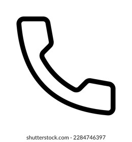Icono de teléfono. Ilustración aislada del vector
