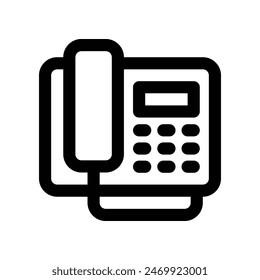 Telefonsymbol. Symbol für die Vektorgrafik Ihrer Website, Ihres Mobiltelefons, Ihrer Präsentation und Ihres Logos.