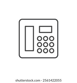 Telephone icon Vector logo set flat