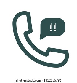 Telephone Icon Vector Logo Template