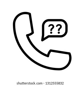 Telephone Icon Vector Logo Template