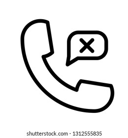 Telephone Icon Vector Logo Template