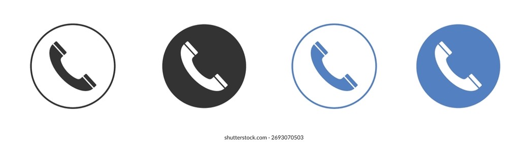 Telephone icon vector. Logo Template illustration design