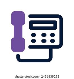 Vector de teléfono. icono mixto para el Sitio web, el móvil, la presentación y el diseño del logotipo.