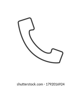 Telephone icon vector. Need for graphic design, web page, and mobile app design
