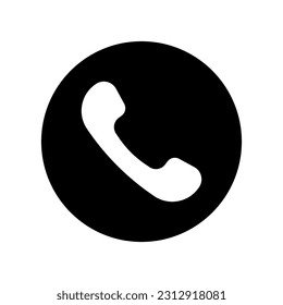 Telephone icon vector on trendy design