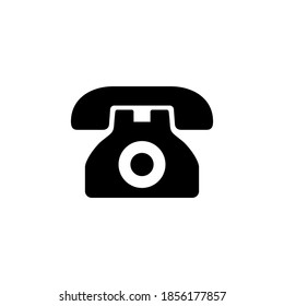 Telefonsymbol, Vektorgrafik. Telefonsymbol-Vektorgrafik.