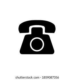 Telephone icon vector. phone icon vector.