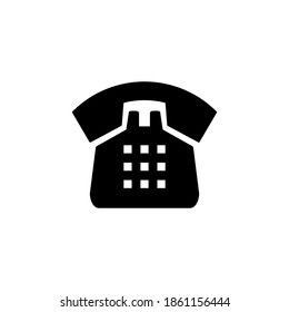 Telephone icon vector. phone icon vector.