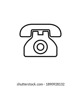 Telefonsymbol, Vektorgrafik. Telefonsymbol-Vektorgrafik.