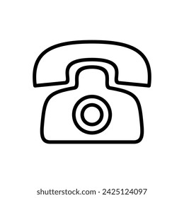 Telephone icon vector. phone icon vector.