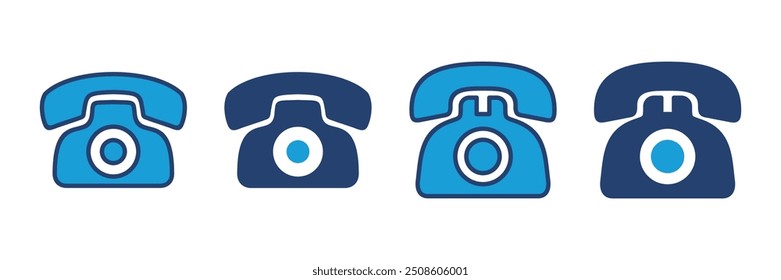 Telephone icon vector. phone icon vector.