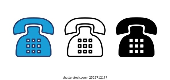 Ícone de telefone vetor. ícone de telefone vetor.