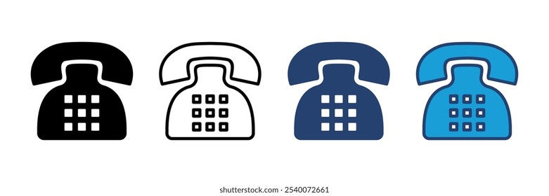 Ícone de telefone vetor. ícone de telefone vetor.