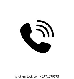 Telephone icon vector. Phone call icon symbol vector illustration