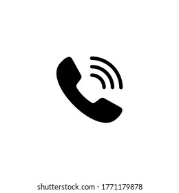 Telephone icon vector. Phone call icon symbol vector illustration