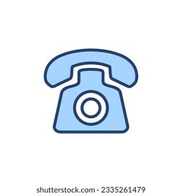 Telephone icon vector. phone sign and symbol