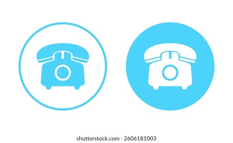 Telephone icon vector. phone sign and symbol
