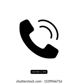 Telephone Icon vector - Sign or Symbol