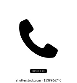 Telephone Icon vector - Sign or Symbol