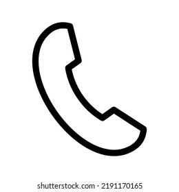 Design-Illustration des Telefonikons Vectorsymbol