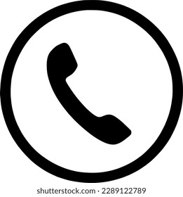 telephone icon vector symbol design illustration