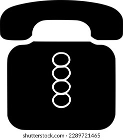 telephone icon vector symbol design illustration