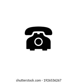 Telephone icon vector for web, computer and mobile app