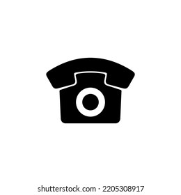 Vector de iconos de teléfono para aplicaciones web y móviles. signo de teléfono y símbolo