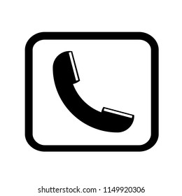  telephone icon  for your text. Vector illustration