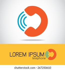 Telephone icon/logo