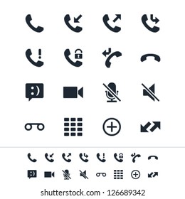 Telephone icons